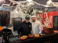 The Halloween costume image from the party